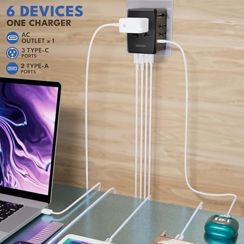Voltma Universal Charger 45W - 3 USB-C Ports