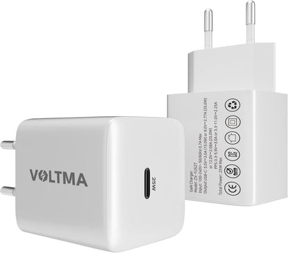 Voltma USB Type-C Fast Charger, 25W