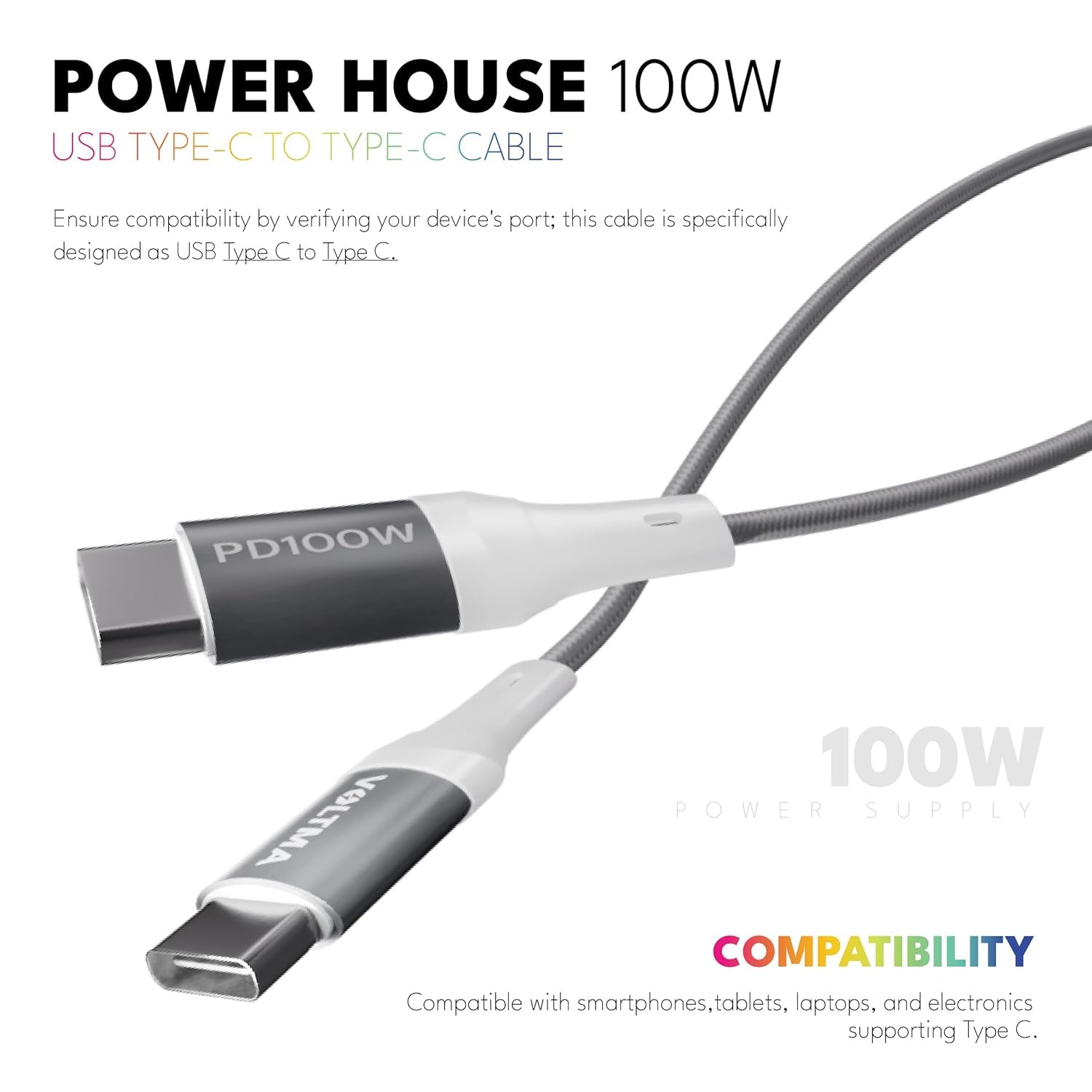 CABLE VOLTMA POWERHOUSE 100W C A C
