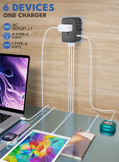 VOLTMA Universal Charger 100W - 4 USB-C Ports