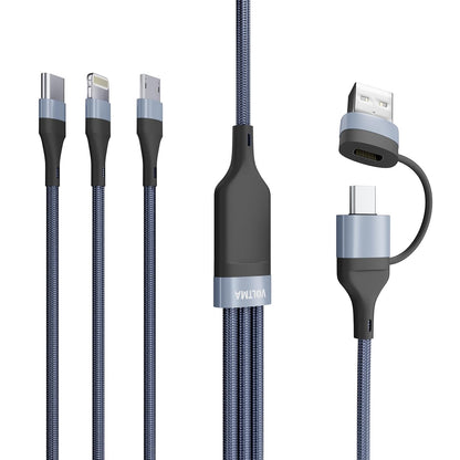 Voltma Multi Charger Cable, 5 in 1 Fast Charging Cord, 40W